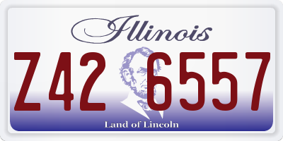 IL license plate Z426557