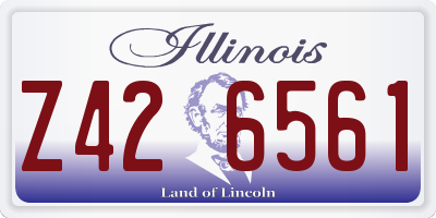 IL license plate Z426561