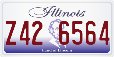 IL license plate Z426564