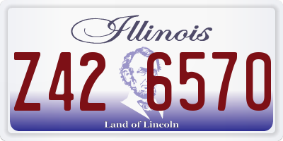 IL license plate Z426570