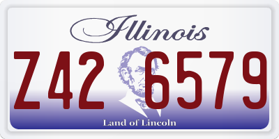 IL license plate Z426579
