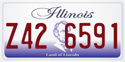 IL license plate Z426591
