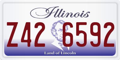IL license plate Z426592