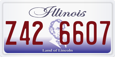 IL license plate Z426607