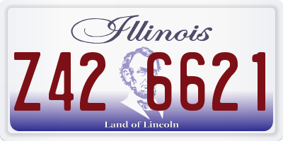 IL license plate Z426621