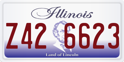 IL license plate Z426623