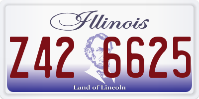 IL license plate Z426625