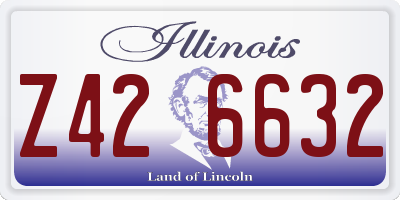 IL license plate Z426632