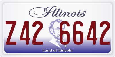 IL license plate Z426642
