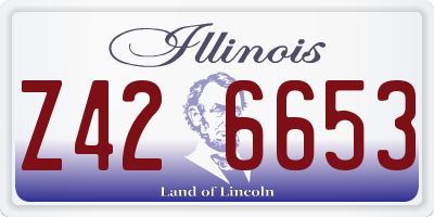 IL license plate Z426653