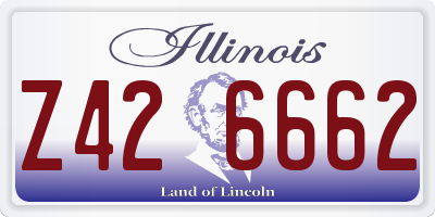 IL license plate Z426662