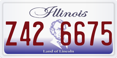 IL license plate Z426675