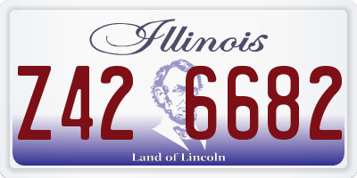IL license plate Z426682