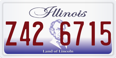 IL license plate Z426715