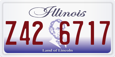 IL license plate Z426717