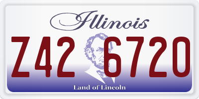 IL license plate Z426720