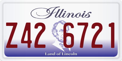 IL license plate Z426721