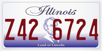 IL license plate Z426724
