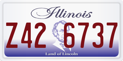 IL license plate Z426737