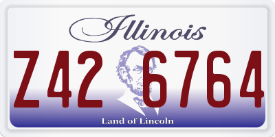 IL license plate Z426764