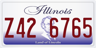 IL license plate Z426765