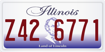 IL license plate Z426771