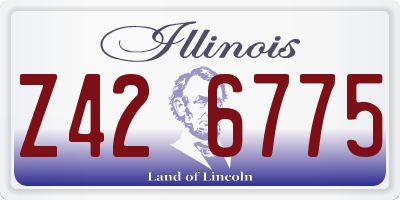 IL license plate Z426775