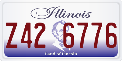 IL license plate Z426776