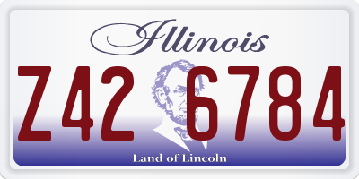 IL license plate Z426784