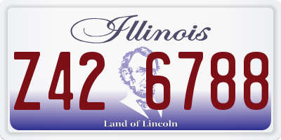IL license plate Z426788