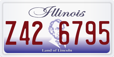 IL license plate Z426795