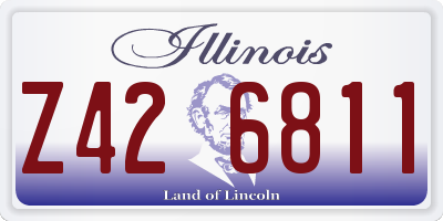 IL license plate Z426811