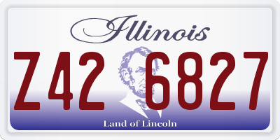 IL license plate Z426827