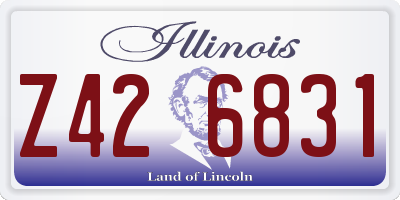 IL license plate Z426831