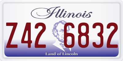 IL license plate Z426832