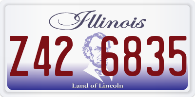 IL license plate Z426835