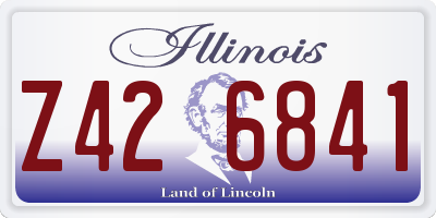 IL license plate Z426841