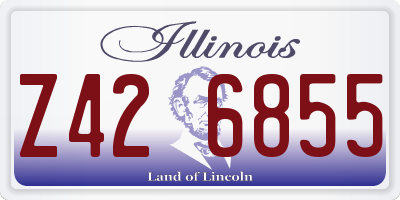 IL license plate Z426855