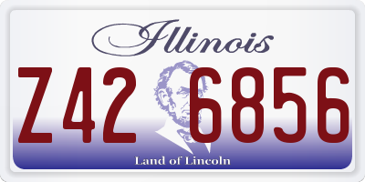 IL license plate Z426856