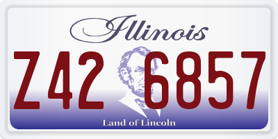 IL license plate Z426857