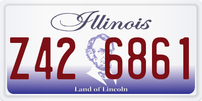 IL license plate Z426861