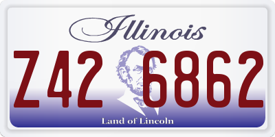 IL license plate Z426862