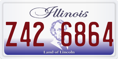 IL license plate Z426864