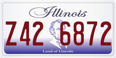 IL license plate Z426872