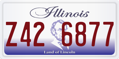 IL license plate Z426877