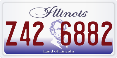 IL license plate Z426882