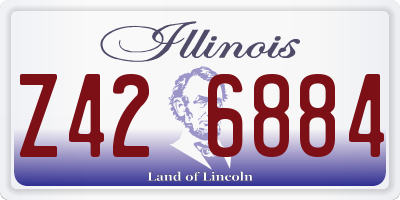 IL license plate Z426884