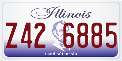 IL license plate Z426885