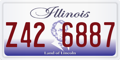 IL license plate Z426887