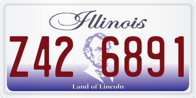 IL license plate Z426891